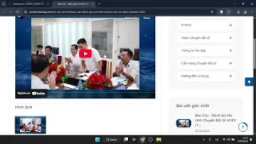 Hướng dẫn sử dụng Cổng thông tin CĐS cho Doanh nghiệp | Youtube 2025